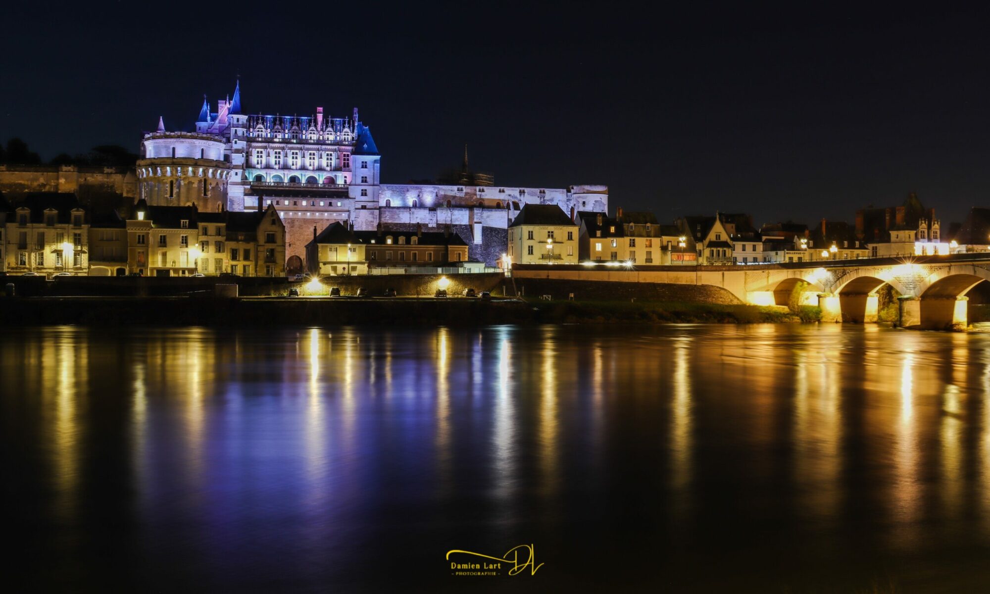 Photographie Château de nuit